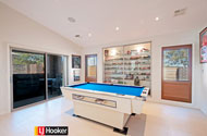 Billiards room